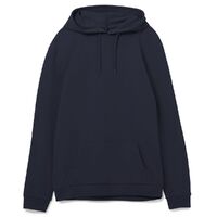 Толстовка с капюшоном унисекс Hoodie, темно-синяя, размер XS