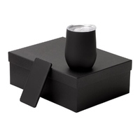Подарочный набор с термокружкой и повербанком С1, 5000 mAh, черный