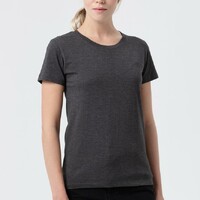 Фото товара Футболка женская Regent Fit Women черный меланж, размер S