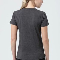 Фото товара Футболка женская Regent Fit Women черный меланж, размер S
