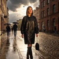 Фото товара Дождевик Rainman Zip, черный, размер S