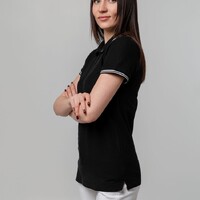 Фото товара Рубашка поло женская Virma Stripes Lady, черная, размер S
