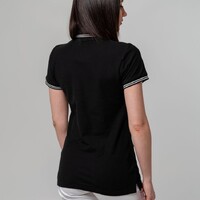 Фото товара Рубашка поло женская Virma Stripes Lady, черная, размер S