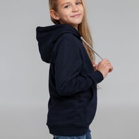 Фото товара Толстовка с капюшоном детская Kirenga Kids, темно-синяя, 12 лет