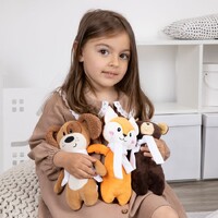 Фото товара Мягкая игрушка Beastie Toys, мишка с белым шарфом