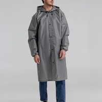 Фото товара Дождевик со светоотражающими элементами Rainman Blink, серый, размер XS
