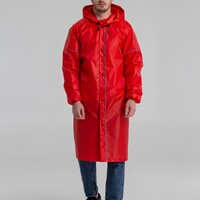 Фото товара Дождевик со светоотражающими элементами Rainman Blink, красный, размер XS