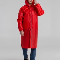 Фото товара Дождевик со светоотражающими элементами Rainman Blink, красный, размер XS