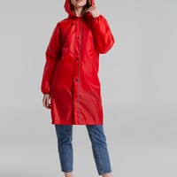 Фото товара Дождевик со светоотражающими элементами Rainman Blink, красный, размер XS