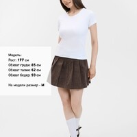 Фото товара Футболка женская с круглым вырезом Lady 220 белая, размер M