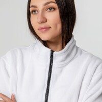 Фото товара Куртка флисовая унисекс Manakin, белая, размер XS/S