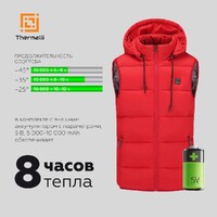 Фото товара Куртка с подогревом Thermalli Meribell черная, размер S