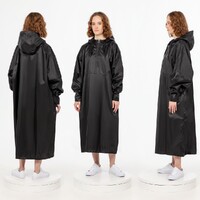 Фото товара Дождевик-анорак R1, черный, размер XS/S