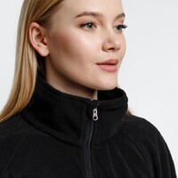Фото товара Куртка флисовая унисекс Fliska, черная, размер M/L