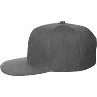 Фото товара Бейсболка Snapback с прямым козырьком, серая