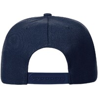 Фото товара Бейсболка Snapback с прямым козырьком, темно-синяя