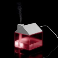 Фото товара Настольный увлажнитель Arioso с вентилятором и лампой, белый