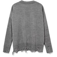 Фото товара Джемпер оверсайз унисекс Grunge в сумке, серый, размер L/XL