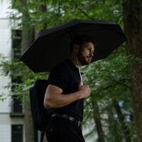 Фото товара Зонт складной Basic, черный