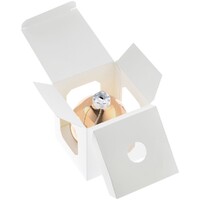 Фото товара Елочный шар Finery Gloss, 8 см, глянцевый золотистый