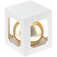 Фото товара Елочный шар Finery Gloss, 10 см, глянцевый золотистый