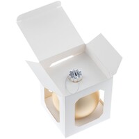 Фото товара Елочный шар Finery Matt, 10 см, матовый золотистый