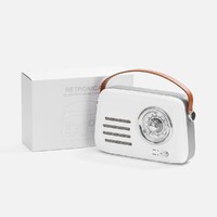 Фото товара Bluetooth-колонка с радио Retronica, белая