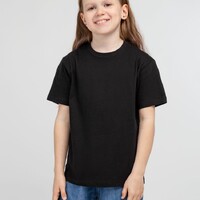 Фото товара Футболка детская Regent Kids 150 черная, на рост 96-104 см (4 года)