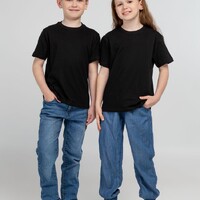 Фото товара Футболка детская Regent Kids 150 черная, на рост 96-104 см (4 года)