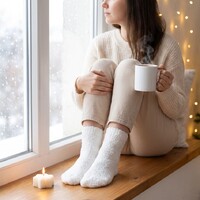 Фото товара Свеча Snowlight 3, белая, 6 см