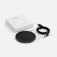 Фото товара Беспроводное зарядное устройство с подсветкой Lightcore, черное