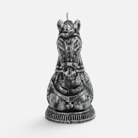 Фото товара Свеча фигурная «Бюст лошади», серебристая