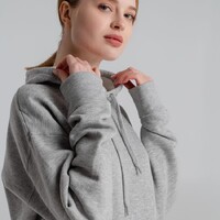 Фото товара Толстовка с капюшоном Slam 320, серый меланж, размер XS