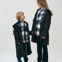 Фото товара Дождевик детский RainDrop Kids, черный, 8 лет (рост 118-128)