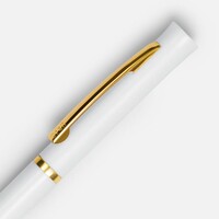 Фото товара Ручка шариковая Euro Gold, белая