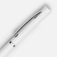 Фото товара Ручка шариковая Euro Chrome, белая
