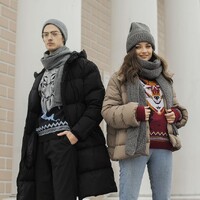 Фото товара Набор Nordkyn Full Set с шарфом, серый, размер M