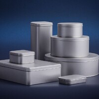 Фото товара Коробка Pragmax High, прямоугольная, серебристая