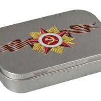 Фото товара Коробка Pragmax S, прямоугольная, серебристая