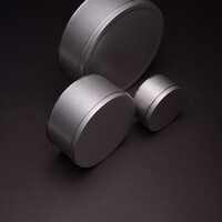 Фото товара Коробка Pragmax S, круглая, серебристая