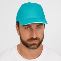Фото товара Бейсболка Buffalo, бирюзовая с белым