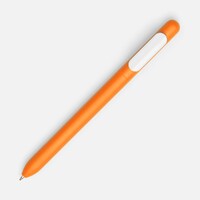 Фото товара Ручка шариковая Swiper Soft Touch, неоново-оранжевая с белым