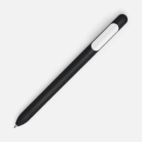 Фото товара Ручка шариковая Swiper Soft Touch, черная с белым