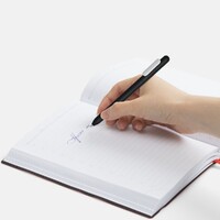 Фото товара Ручка шариковая Swiper Soft Touch, черная с белым