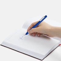 Фото товара Ручка шариковая Swiper Soft Touch, синяя с белым
