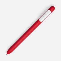 Фото товара Ручка шариковая Swiper Soft Touch, красная с белым