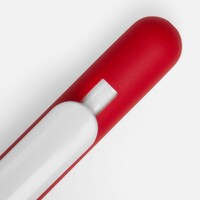 Фото товара Ручка шариковая Swiper Soft Touch, красная с белым