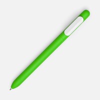 Фото товара Ручка шариковая Swiper Soft Touch, зеленая с белым
