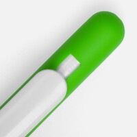 Фото товара Ручка шариковая Swiper Soft Touch, зеленая с белым