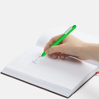 Фото товара Ручка шариковая Swiper Soft Touch, зеленая с белым